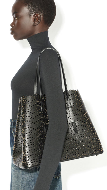 Alaïa Mina 37 Bag In Perforated Vienne Calfskin