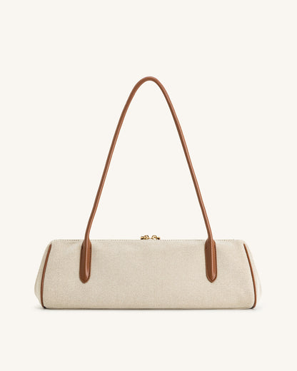 Jw Pei Nova Shoulder Bag Brown Canvas
