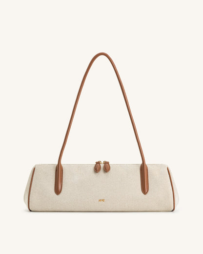 Jw Pei Nova Shoulder Bag Brown Canvas