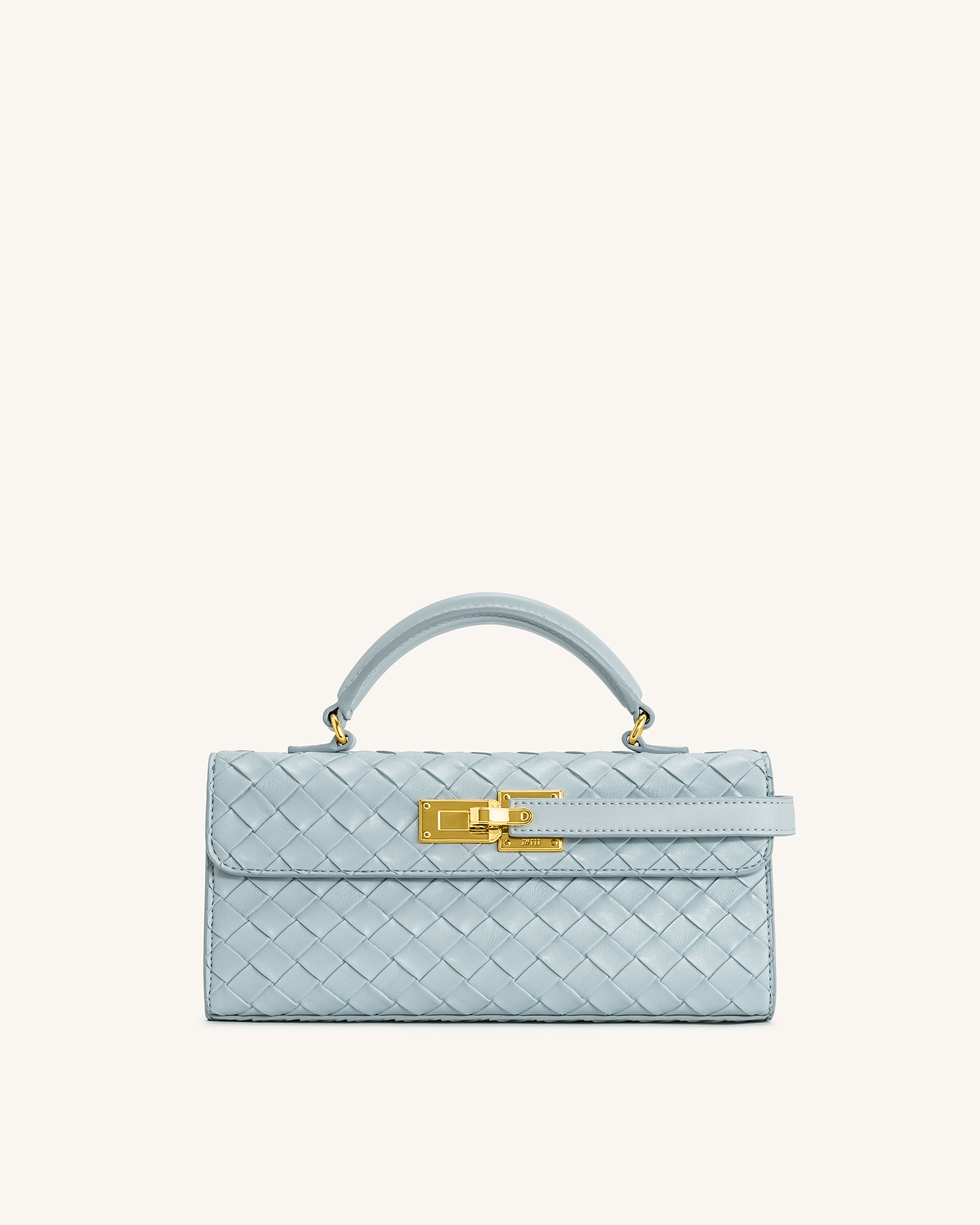 Jw Pei Keyla Weave Texture Top Handle Bag Blue
