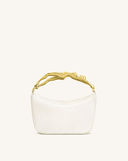 Jw Pei Jenny Human Shaped Handle Handbag White
