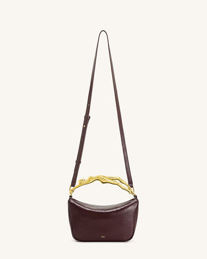 Jw Pei Jenny Human Shaped Handle Handbag Deep Burgundy