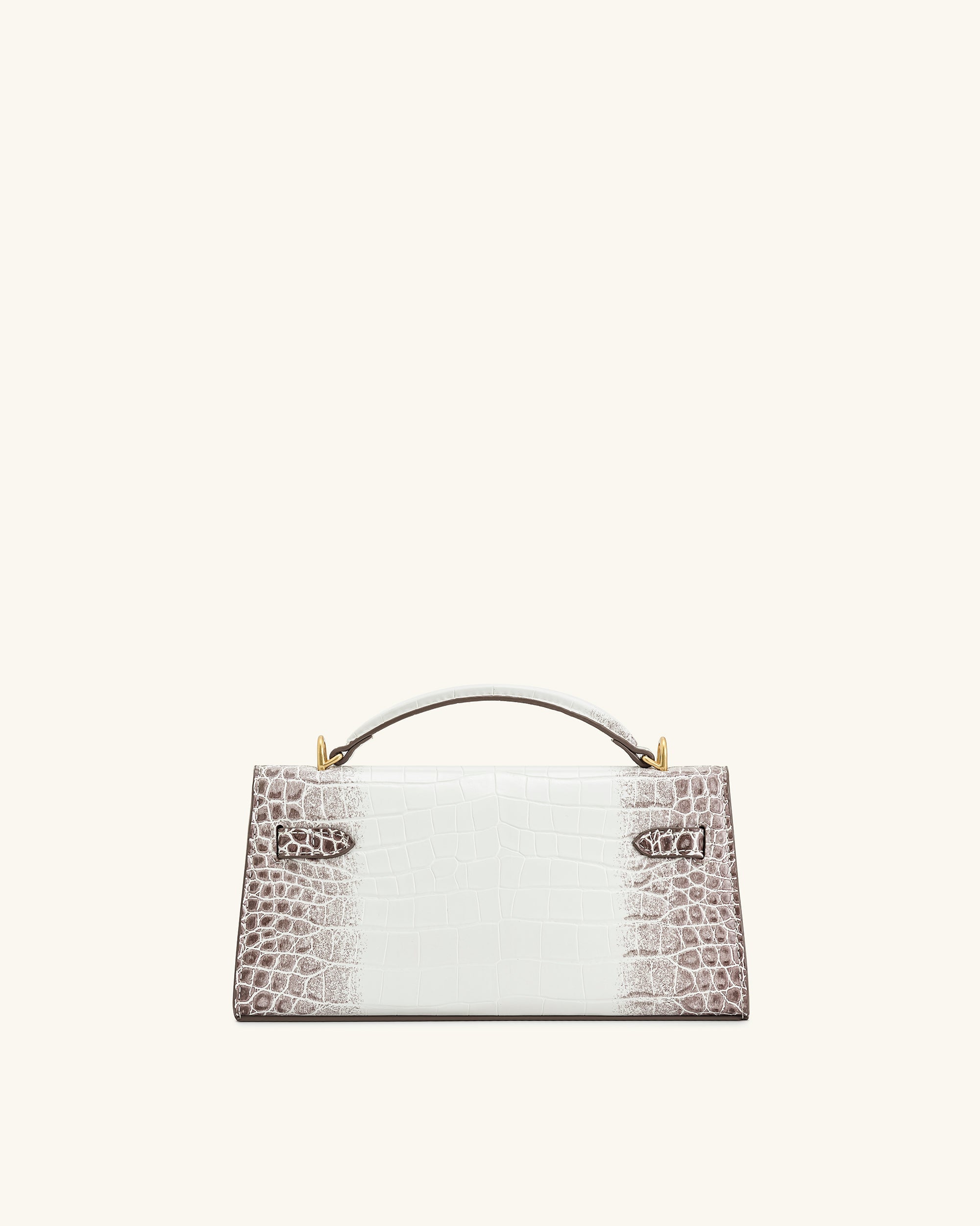 Jw Pei Noor Top Handle Bag White Croc