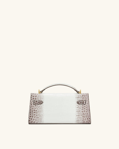 Jw Pei Noor Top Handle Bag White Croc