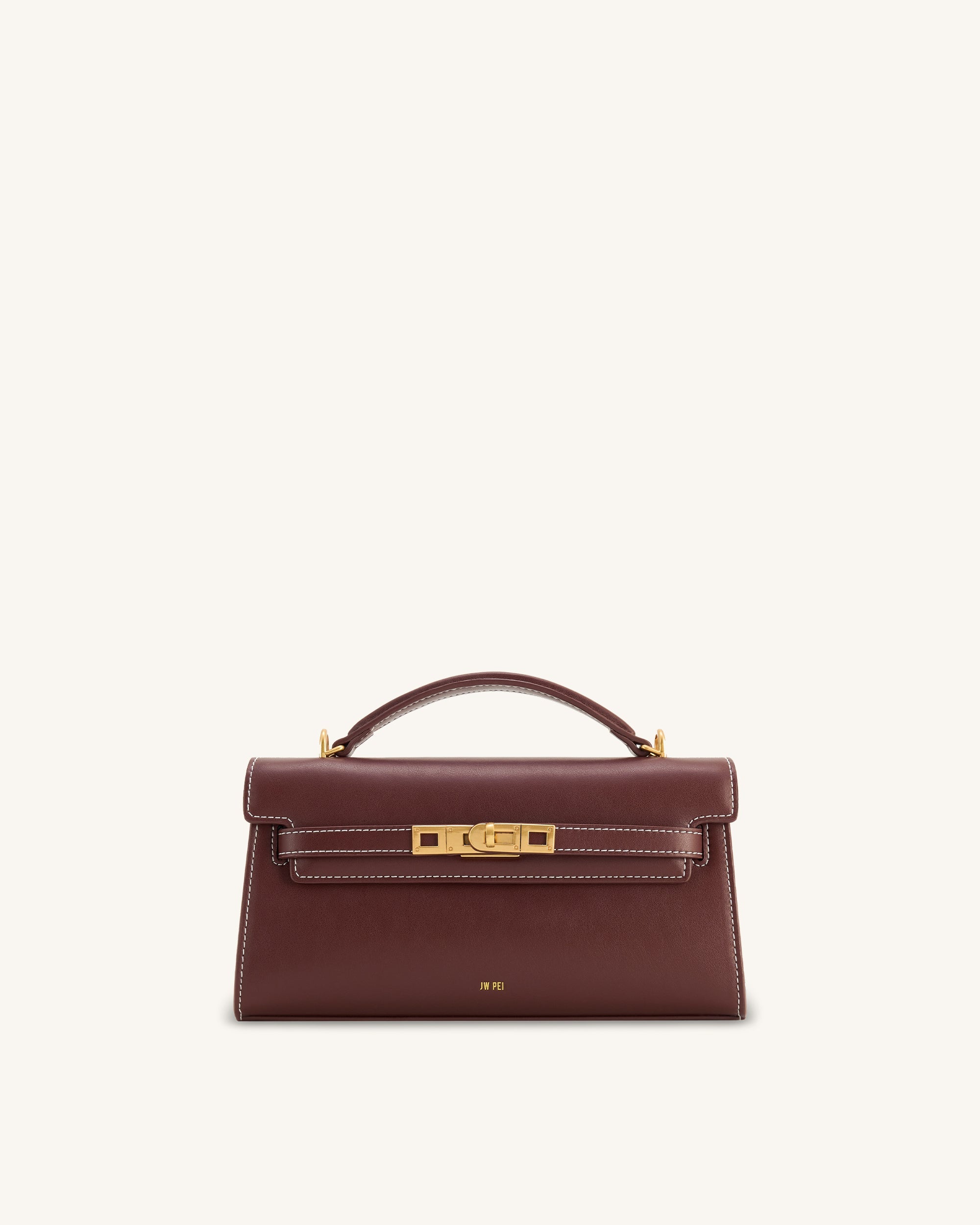 Jw Pei Noor Top Handle Bag Reddish Brown