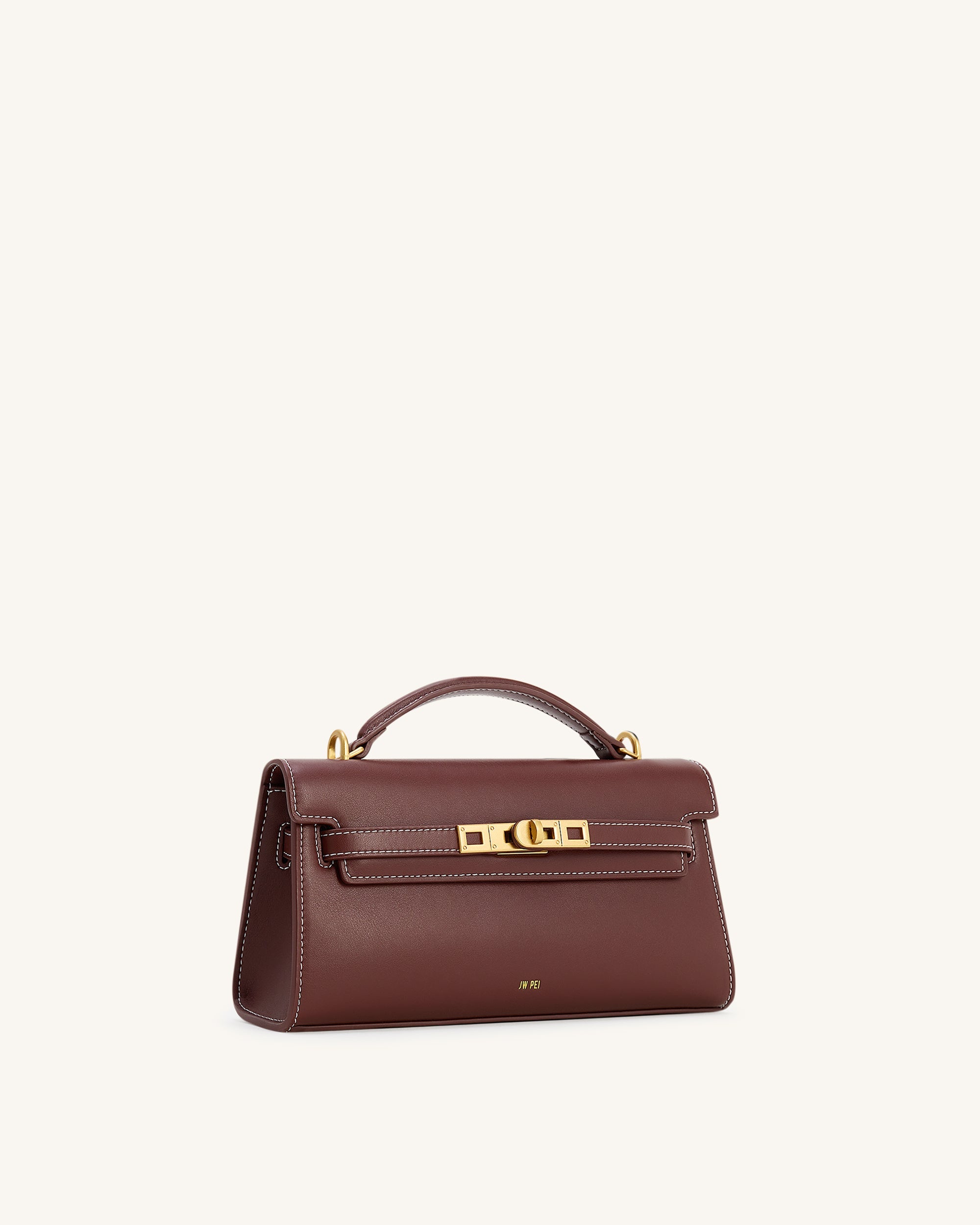 Jw Pei Noor Top Handle Bag Reddish Brown
