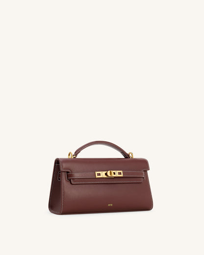 Jw Pei Noor Top Handle Bag Reddish Brown