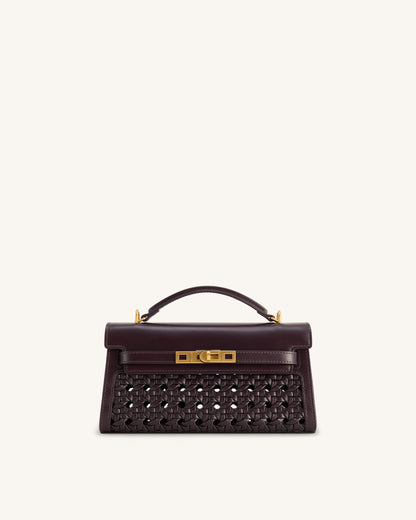 Jw Pei Noor Top Handle Bag Dark Red