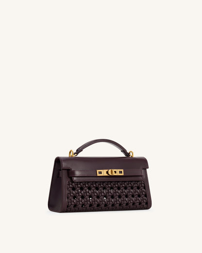 Jw Pei Noor Top Handle Bag Dark Red