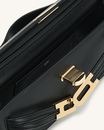 Jw Pei Bria Structured Top Handle Bag Black
