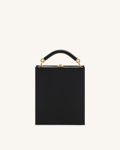 Jw Pei Elle Colorful Beaded Book Top Handle Bag Black