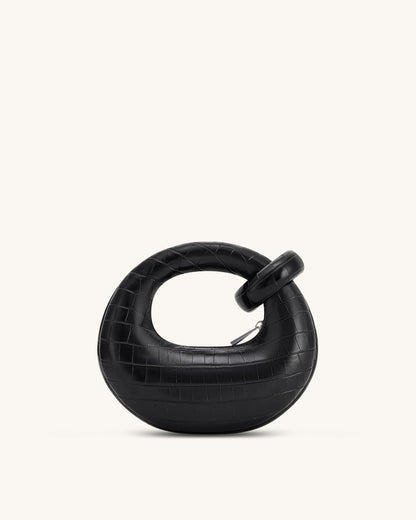 Jw Pei Abacus Mini Top Handle Bag Black Croc