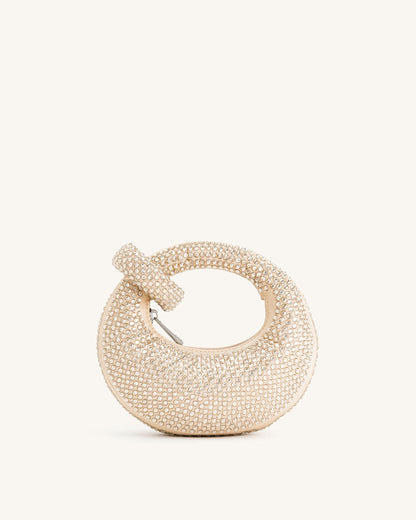 Jw Pei Abacus Artificial Crystal Mini Top Handle Bag Yellow