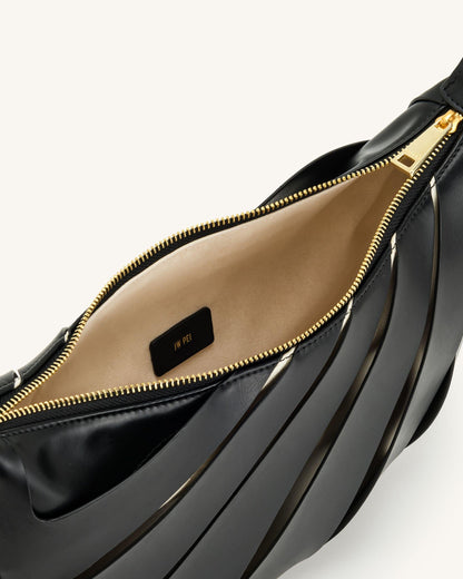 Jw Pei Jana Hollow Out Shoulder Bag Black