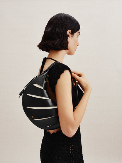 Jw Pei Jana Hollow Out Shoulder Bag Black