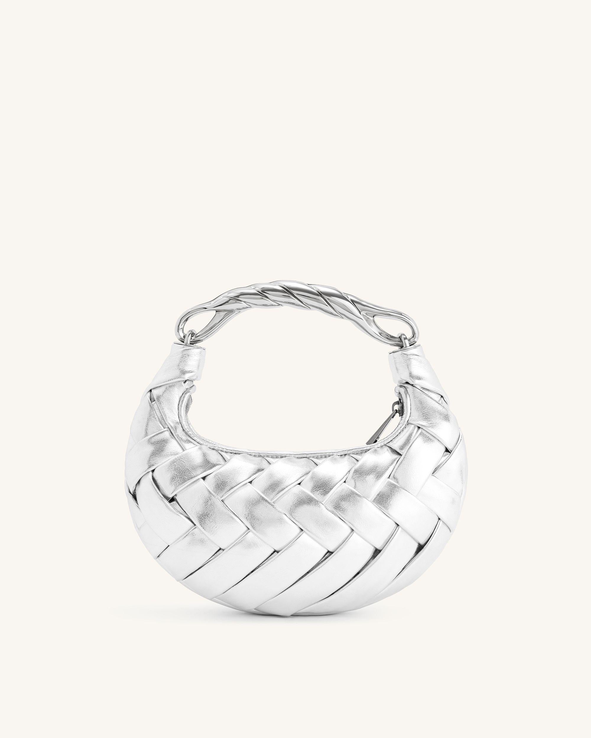 Jw Pei Orla Weave Handbag Silver