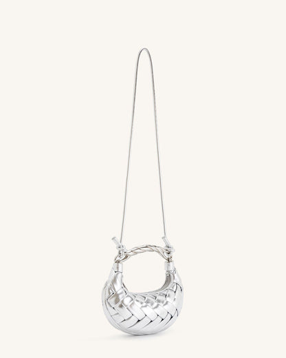 Jw Pei Orla Weave Handbag Silver