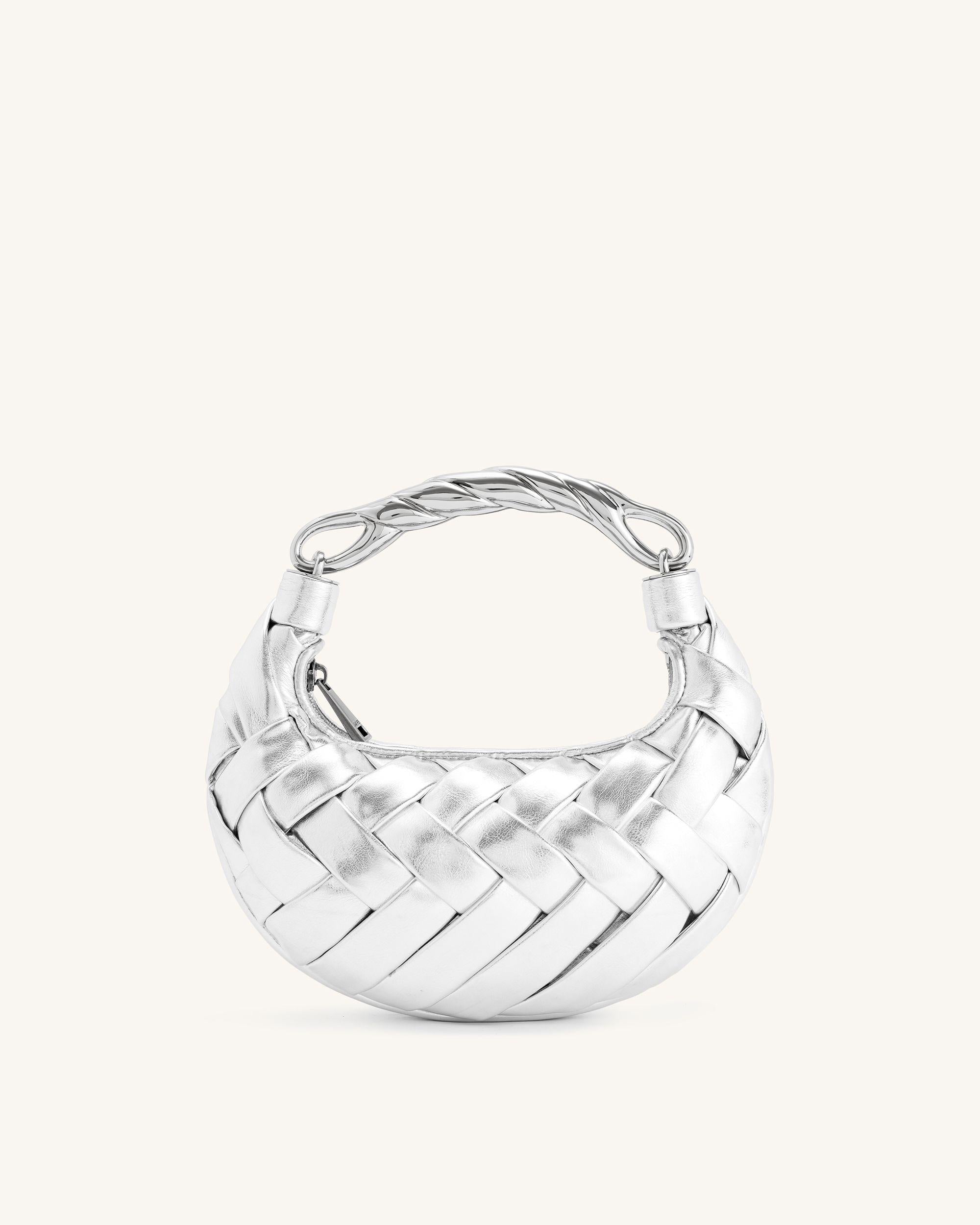 Jw Pei Orla Weave Handbag Silver