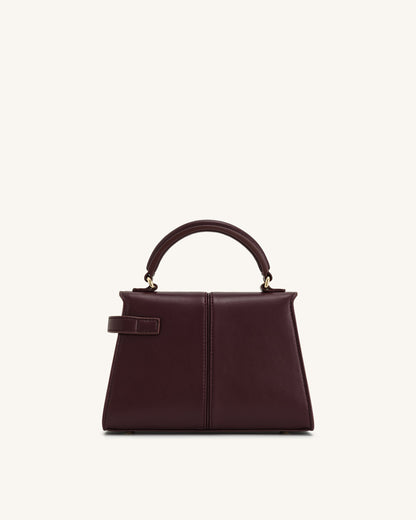 Jw Pei Elise Top Handle Bag Deep Burgundy