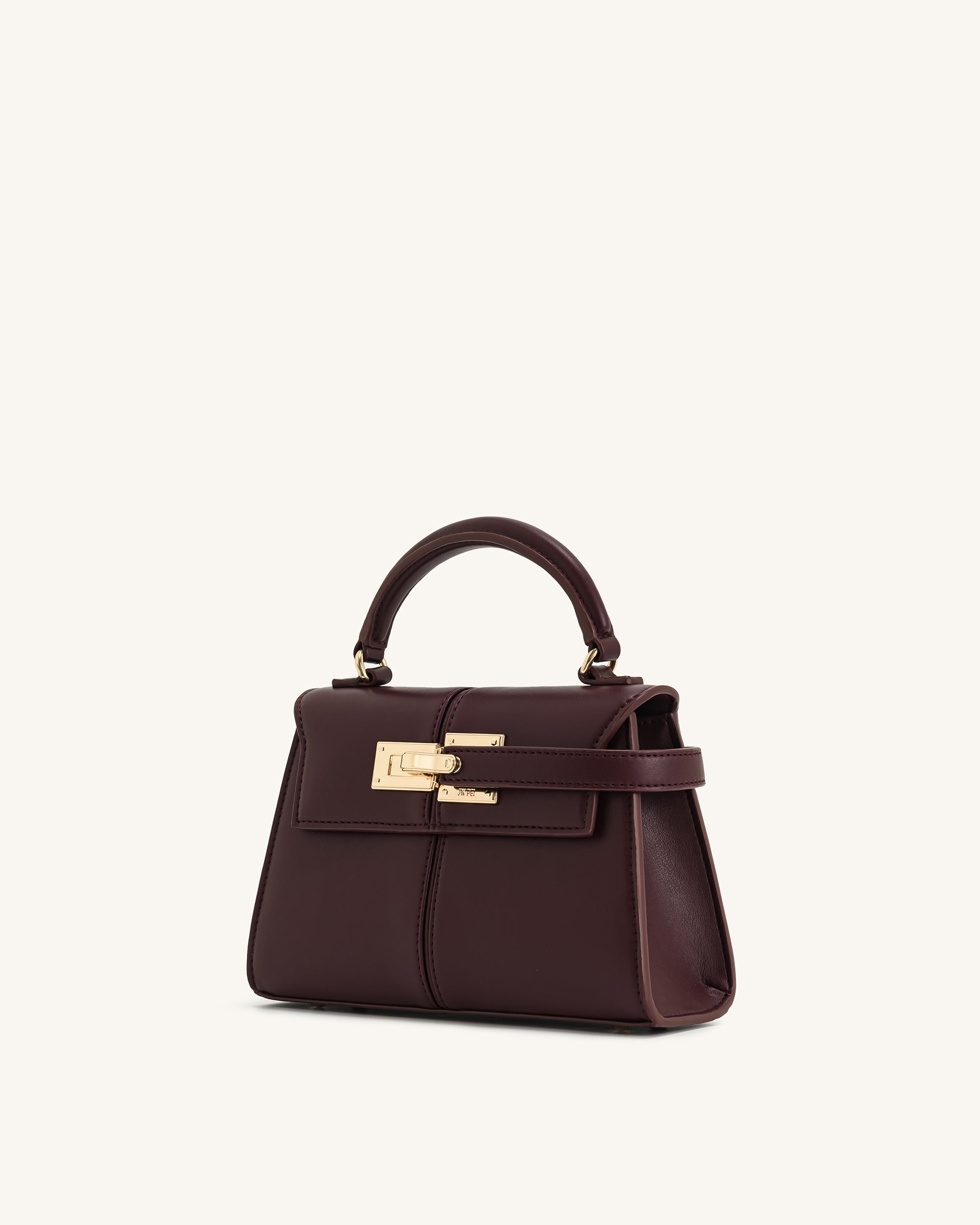 Jw Pei Elise Top Handle Bag Deep Burgundy