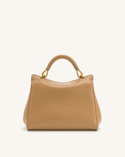 Jw Pei Lucia Classic Top Handbag Brown