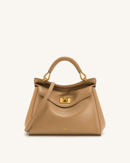 Jw Pei Lucia Classic Top Handbag Brown