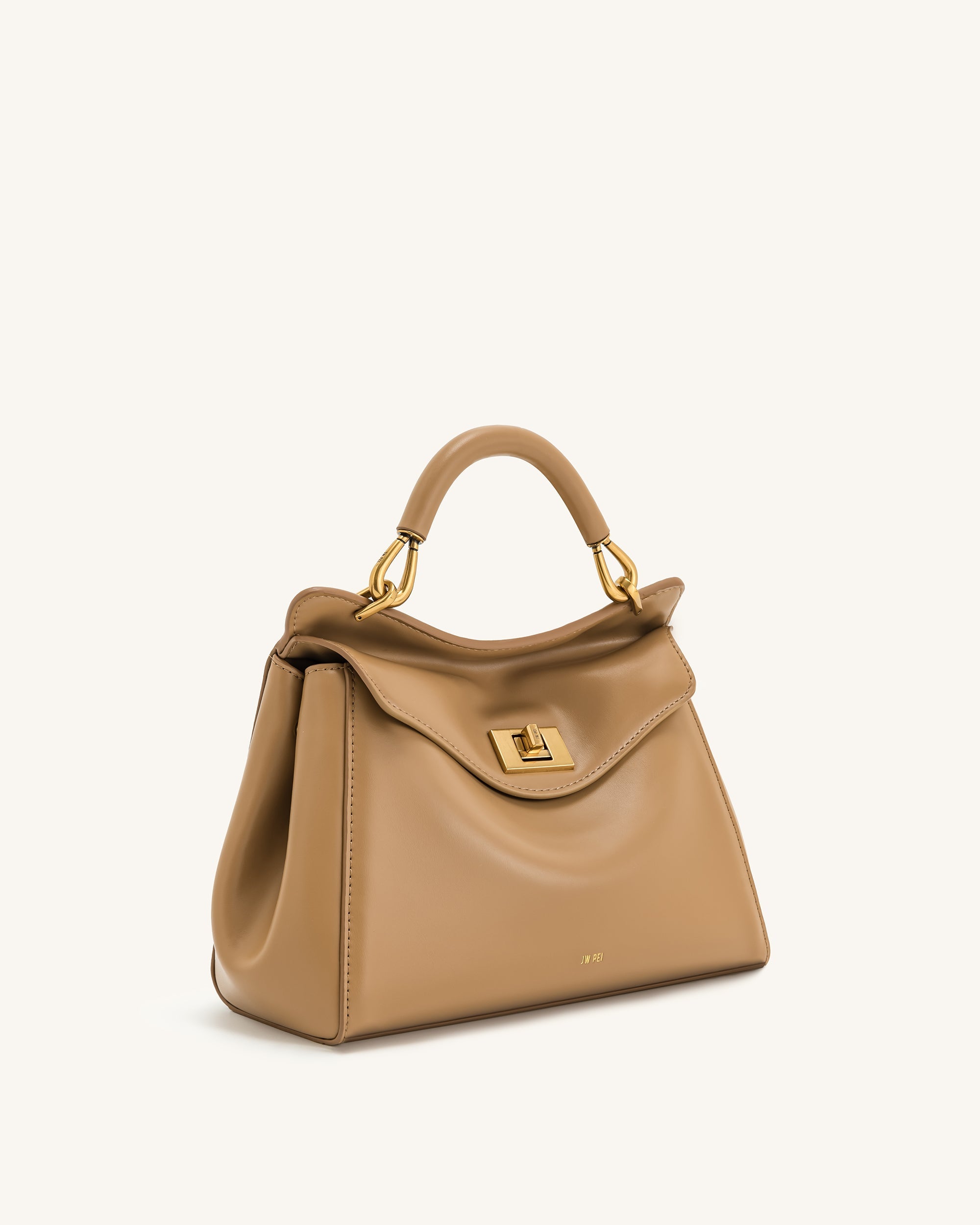 Jw Pei Lucia Classic Top Handbag Brown