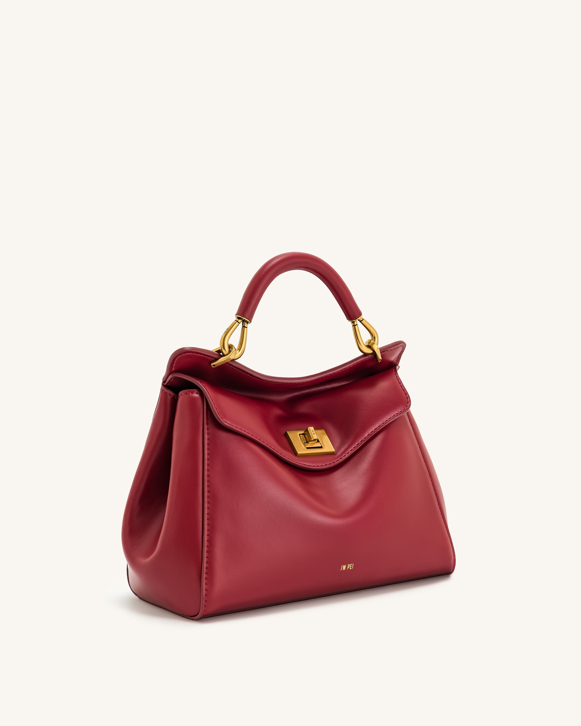 Jw Pei Lucia Classic Top Handbag Claret