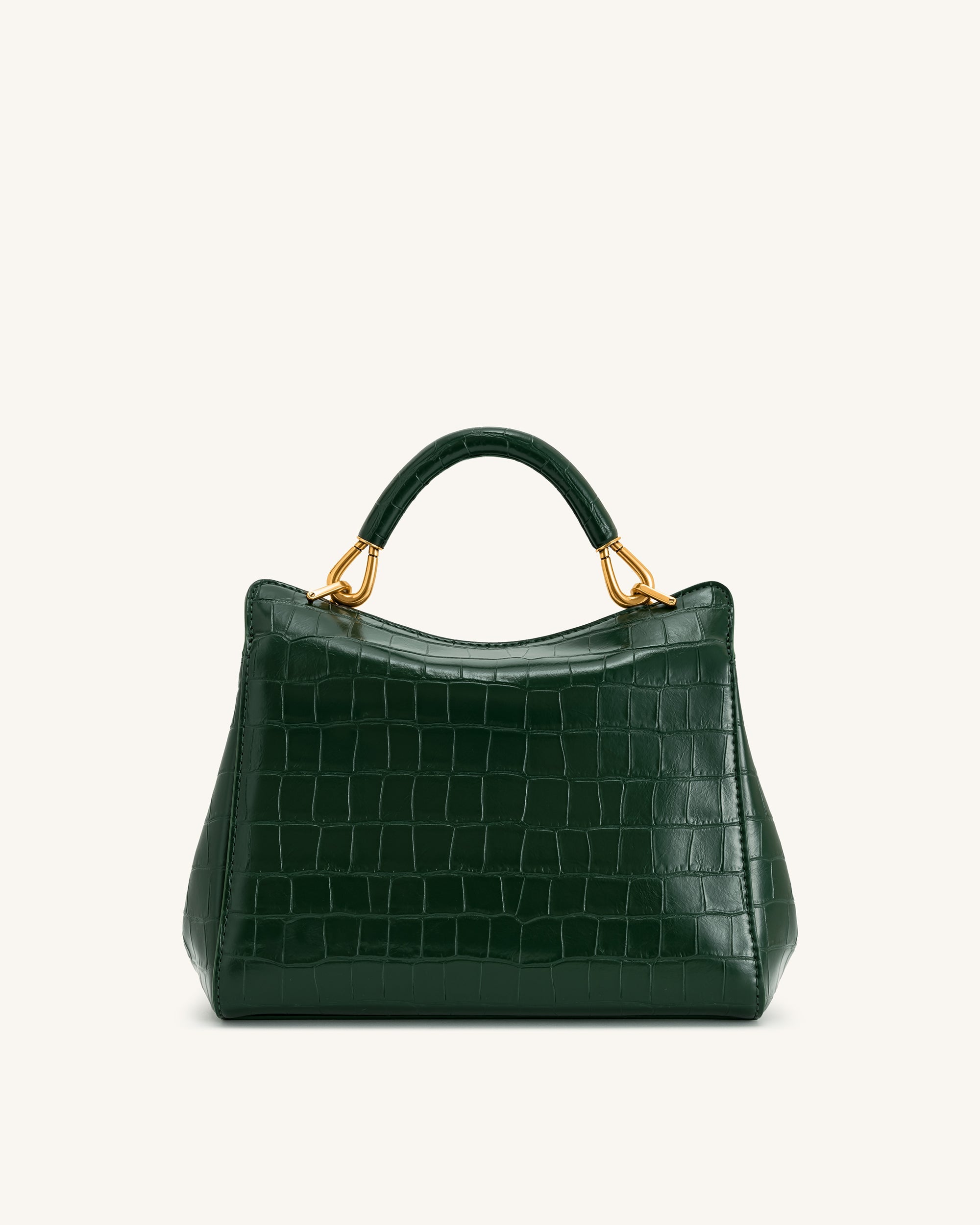 Jw Pei Lucia Classic Top Handbag Green Croc
