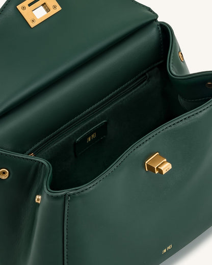 Jw Pei Lucia Classic Top Handbag Dark Green