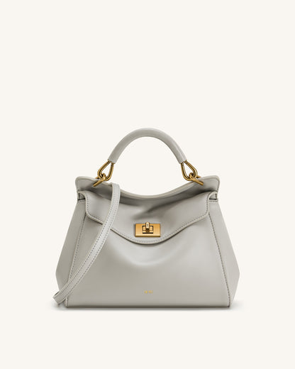 Jw Pei Lucia Classic Top Handle Bag Light Gray