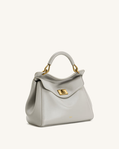 Jw Pei Lucia Classic Top Handle Bag Light Gray