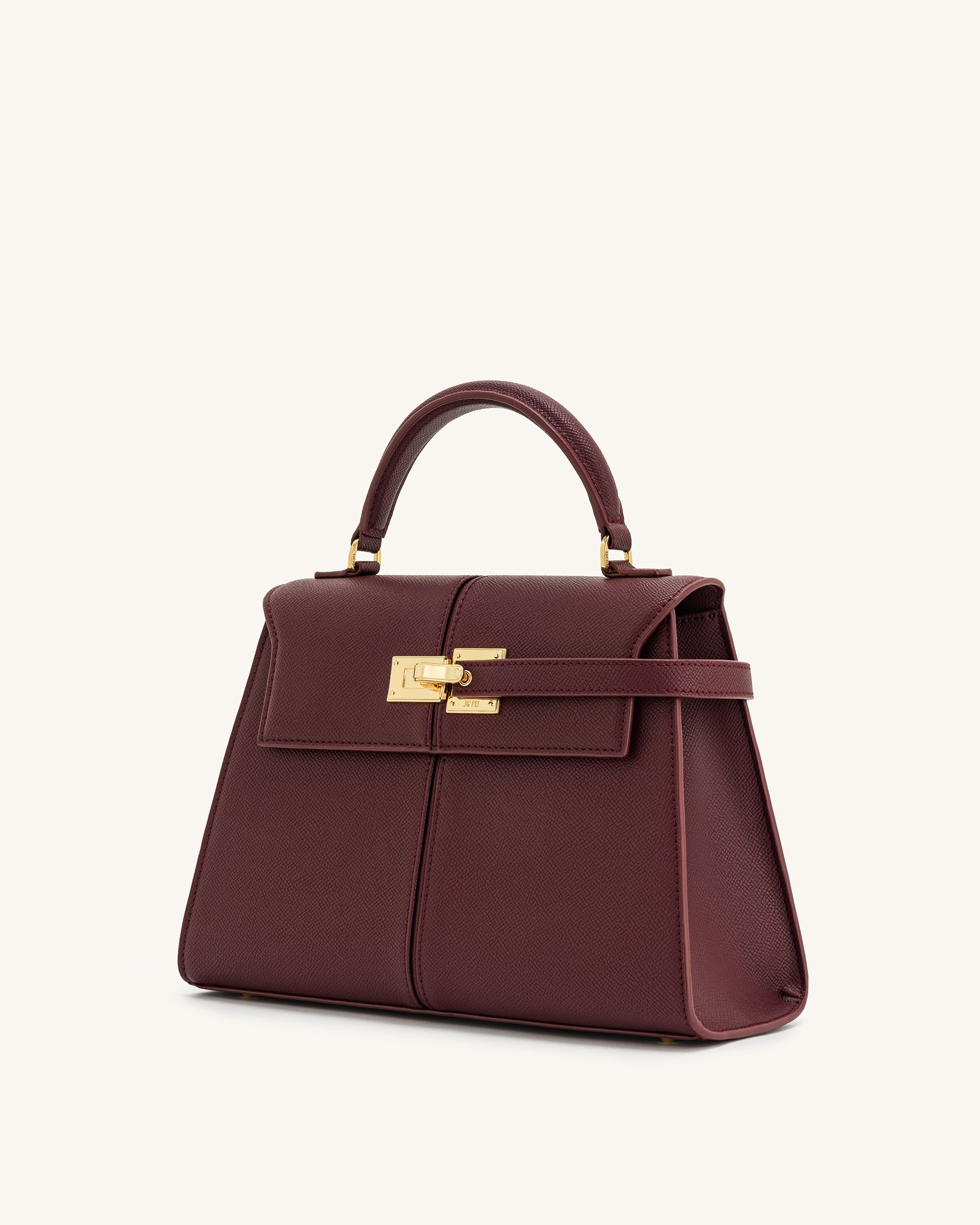 Jw Pei Elise Large Top Handle Bag Claret