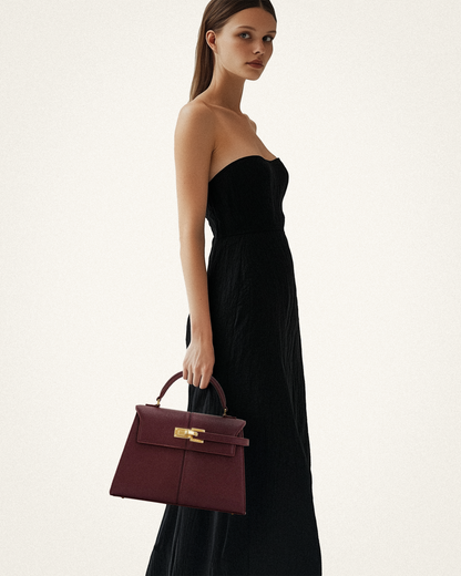 Jw Pei Elise Large Top Handle Bag Claret