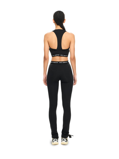 Off-White Logoband Crop Top Black