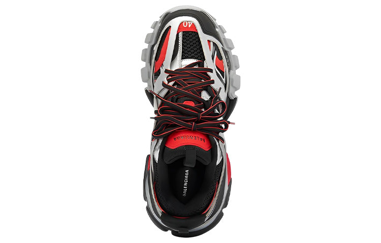 Balenciaga Track Black Red White Silver