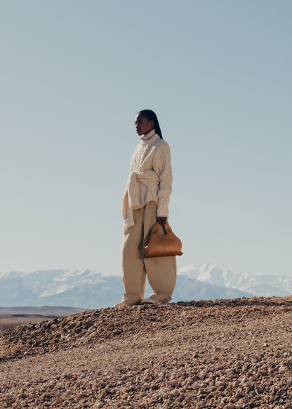 Polene Numero Neuf Textured Camel