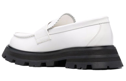 Alexander McQueen Wander Loafer White Black (Women's)