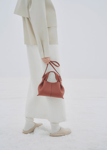 Polene Numero Neuf Mini Textured Red Clay