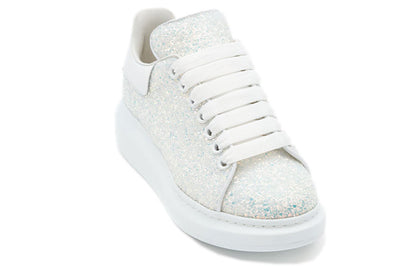 Alexander McQueen Oversized White Ice Glitter (Women's)