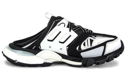 Balenciaga Track Mule Black White