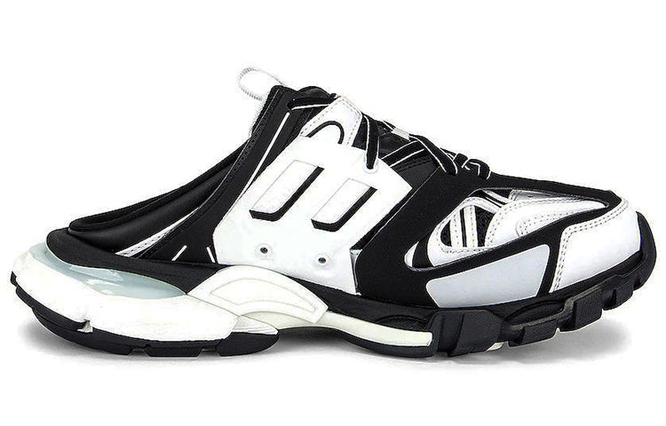 Balenciaga Track Mule Black White