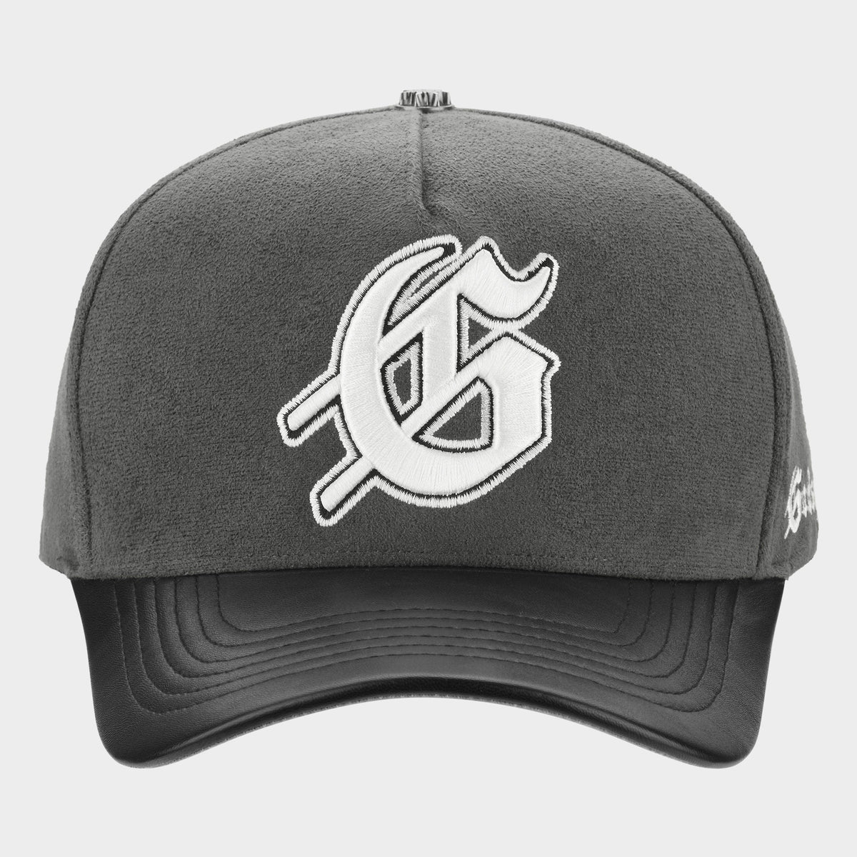 Godspeed Insignia Leather / Suede Hat (Smoke / Black)