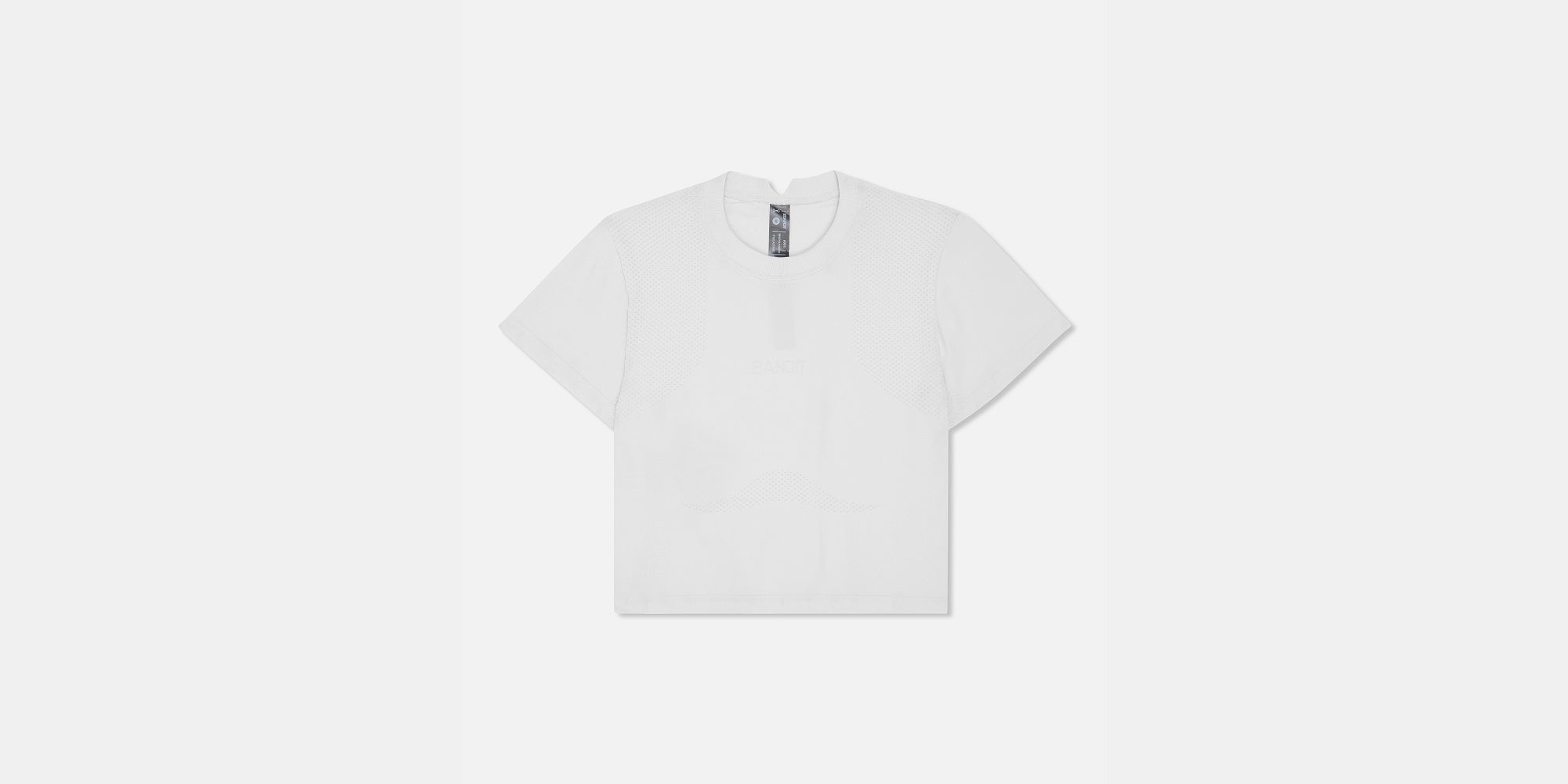 Bandit Womens Mercury Seamless Crop Tee White