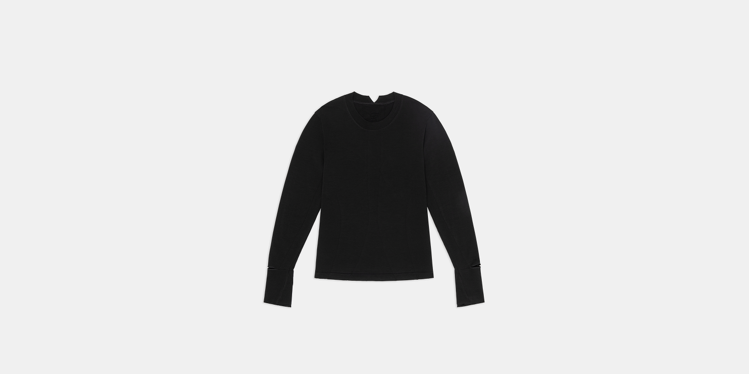 Bandit Womens Auragrid Hooded Performance Top Black