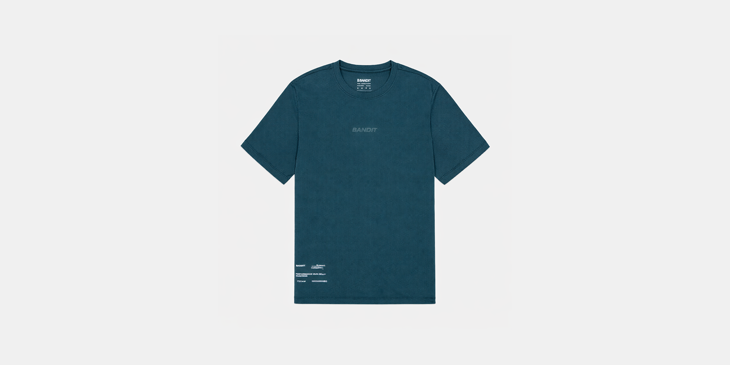 Bandit Womens Micromesh Run Tee Storm