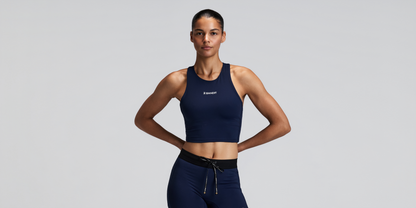 Bandit Stamina Race Crop Ny Navy