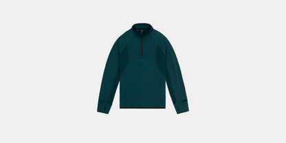 Bandit Mens Caldogrid Quarter Zip Storm