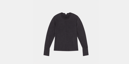 Bandit Womens Seamless Wool Blend Long Sleeve Shadow