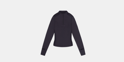 Bandit Womens Caldogrid Quarter Zip Shadow